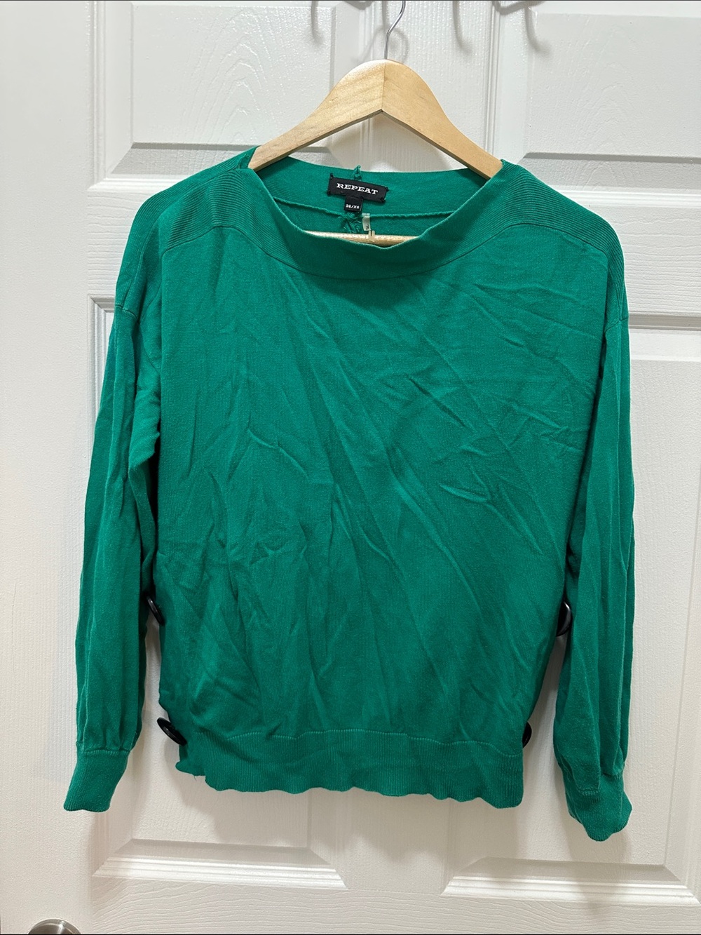Repeat Green Crewneck Sweater